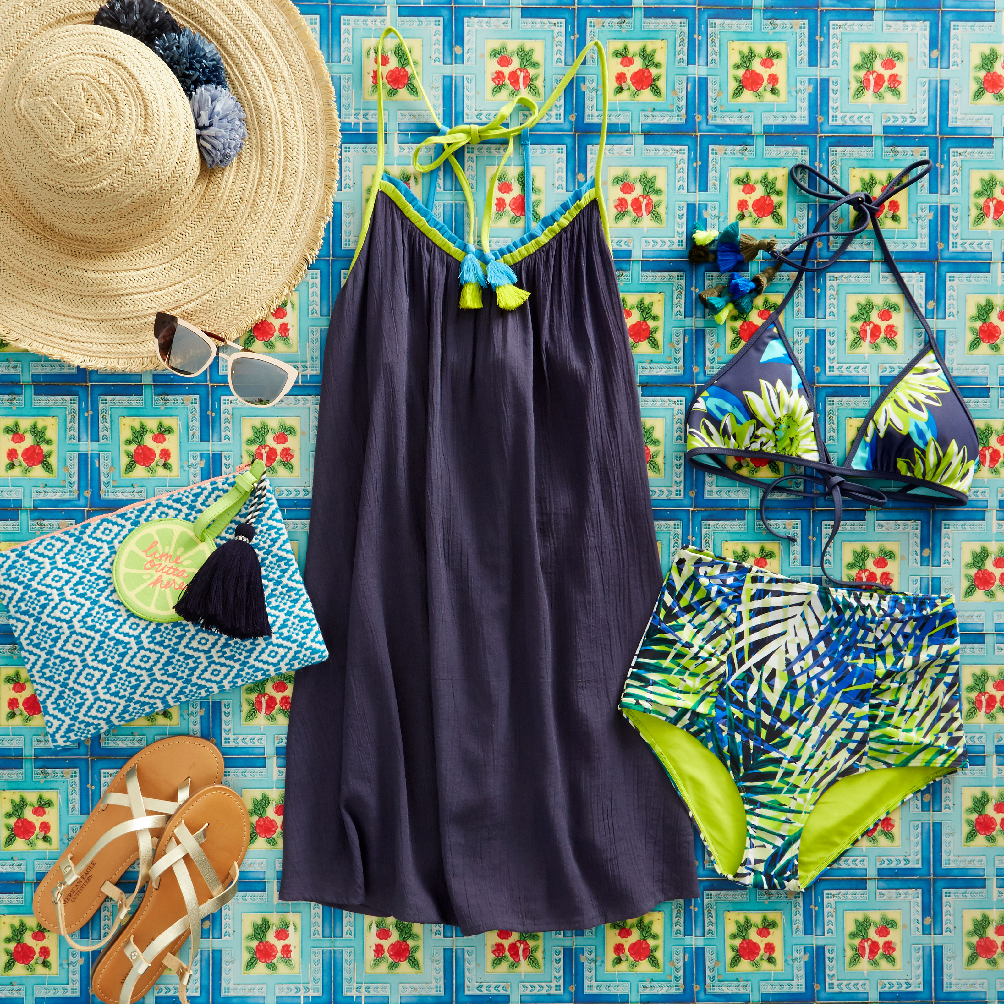 ERIN'S OUTFIT OF THE WEEK: PALMS, TASSELS & SUNFLOWERS! 