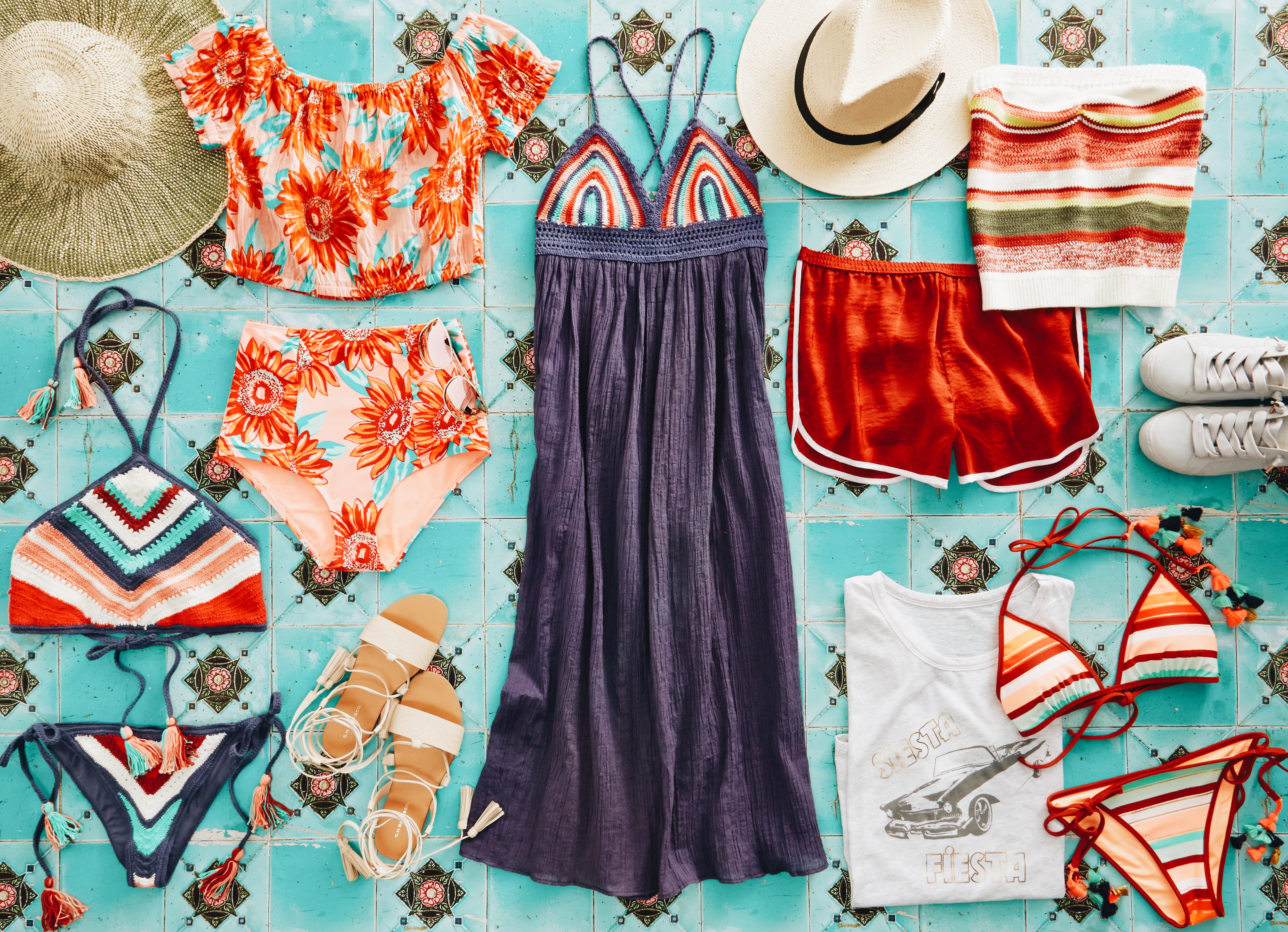 Now Trending: Stripes, Sunflowers & Crochet
