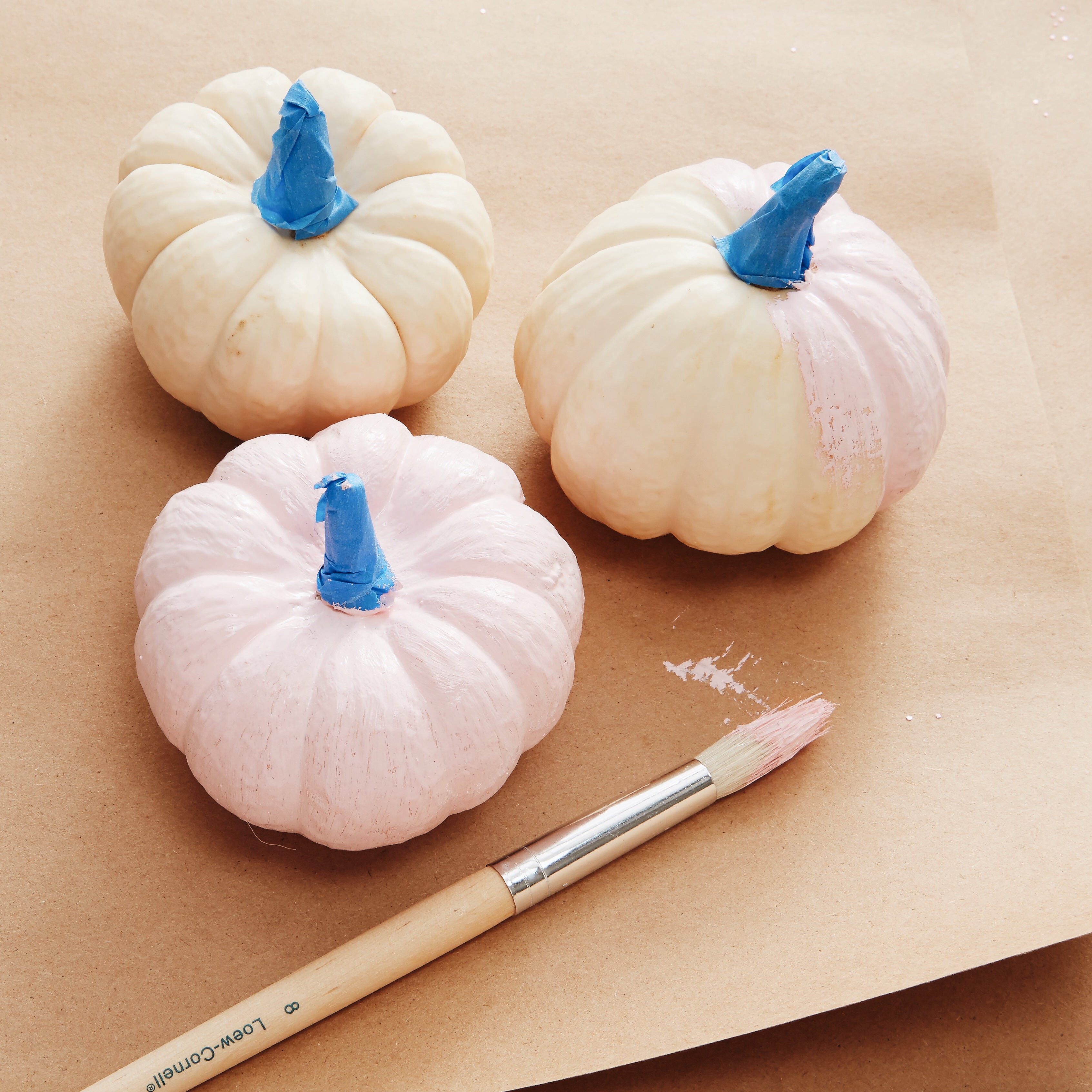 DIY Glitter Pumpkins