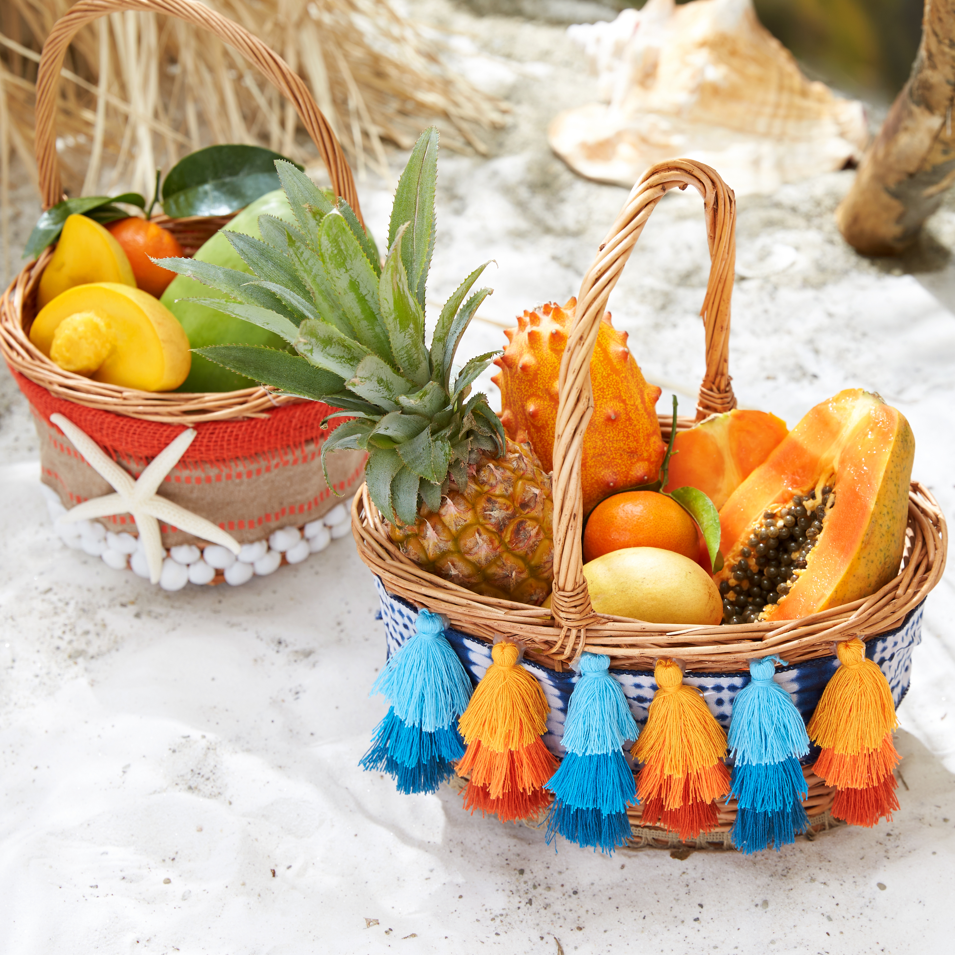DIY Boho Baskets
