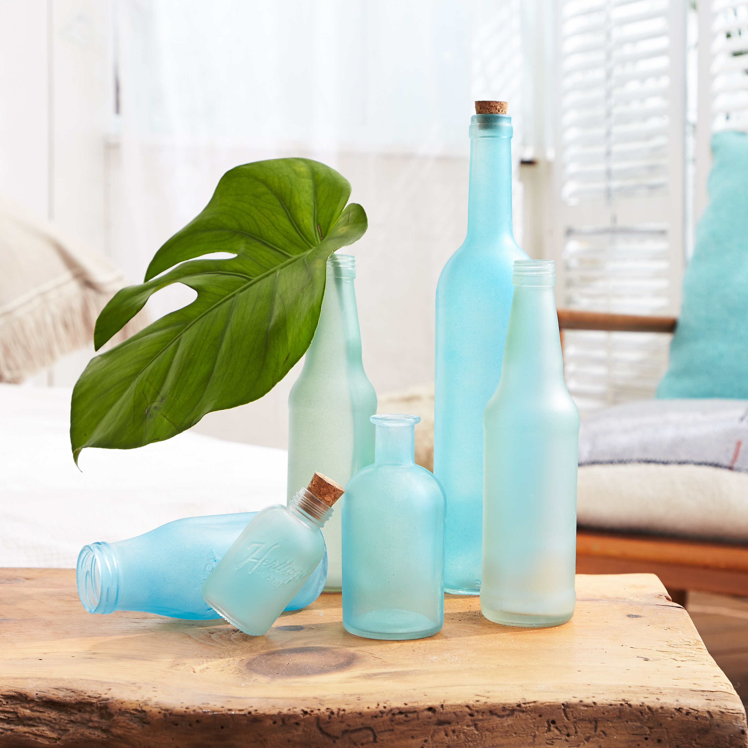 DIY Sea Glass Bottles