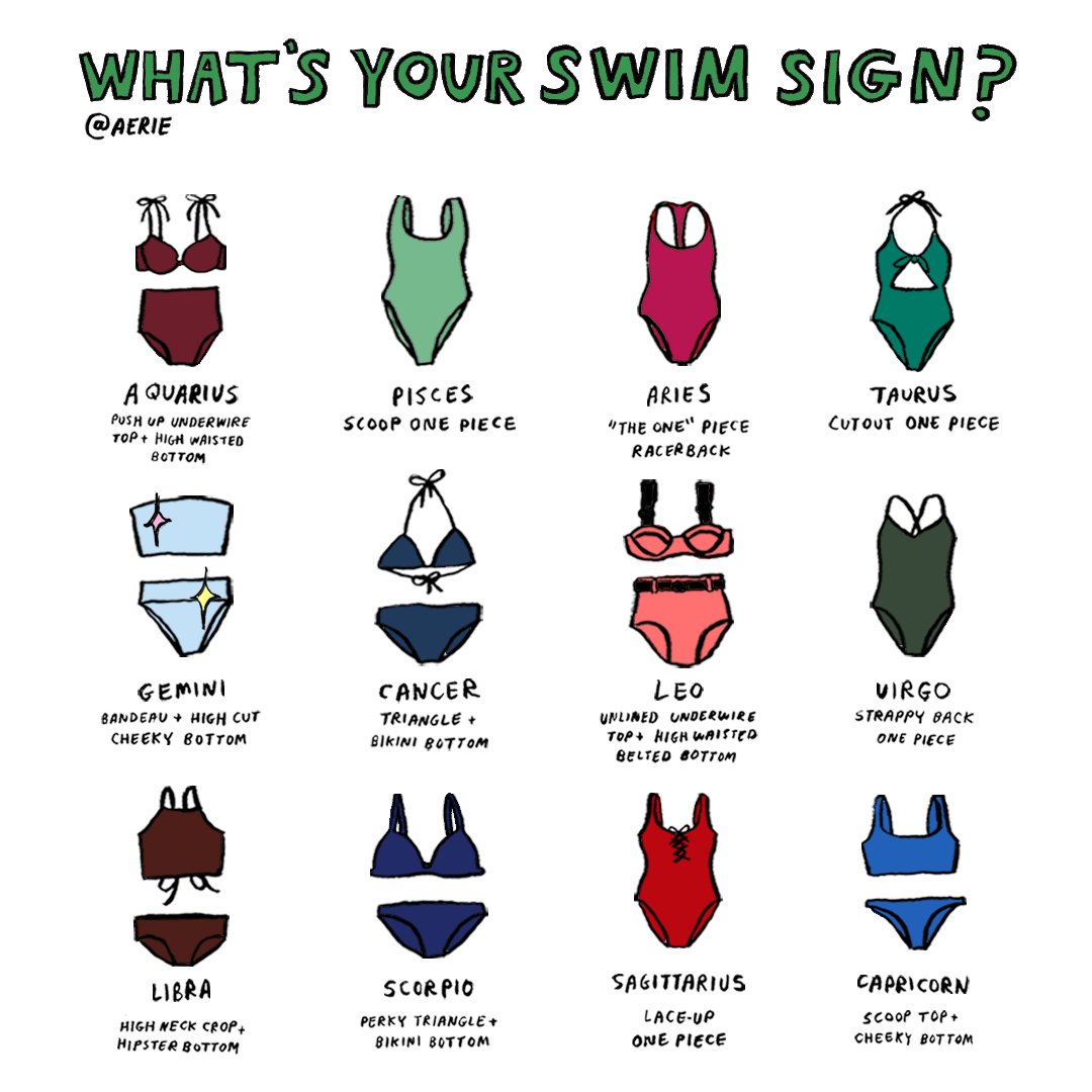 What’s your swim sign?