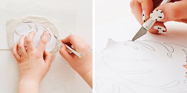 Monstera dish DIY